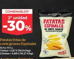 La Sirena Patatas fritas de corte grueso Espinaler oferta