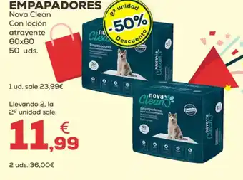 Kiwoko EMPAPADORES Nova Clean Con loción atrayente oferta