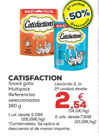 Kiwoko CATISFACTION Snack gato Multipack Referencias seleccionadas oferta