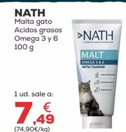 Kiwoko NATH Malta gato Acidos grasos Omega 3 y 6 oferta