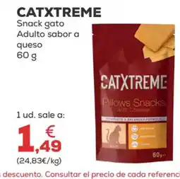 Kiwoko CATXTREME Snack gato Adulto sabor a queso oferta