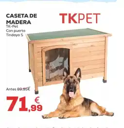 Kiwoko CASETA DE MADERA TK-Pet Con puerta Tindaya S oferta