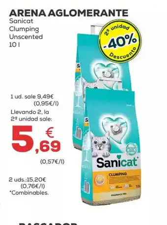 Kiwoko ARENA AGLOMERANTE Sanicat Clumping Unscented oferta