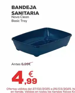 Kiwoko BANDEJA SANITARIA Nova Clean Basic Tray oferta