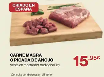 Supercor Carne magra o picada de añojo oferta