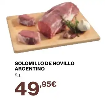 Supercor Solomillo de novillo argentino oferta