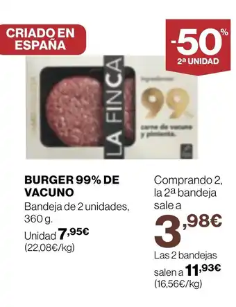 Supercor Burger 99% de vacuno oferta