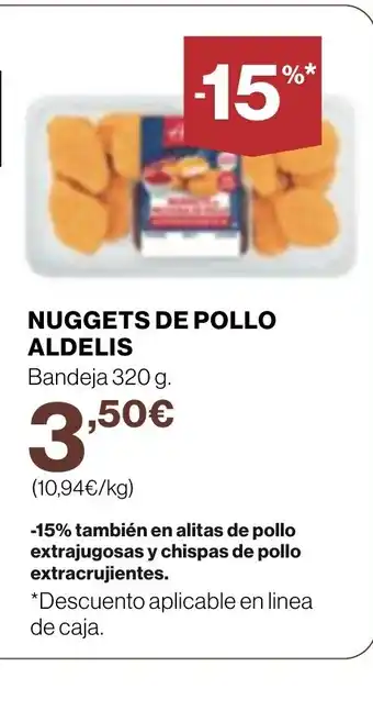 Supercor Nuggets de pollo aldelis oferta