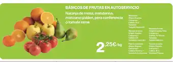 Supercor Básicos de frutas en autoservicio oferta