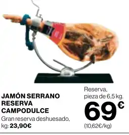 Supercor Jamón serrano reserva oferta