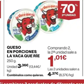 Supercor LA VACA QUE RÍE Queso en porciones oferta