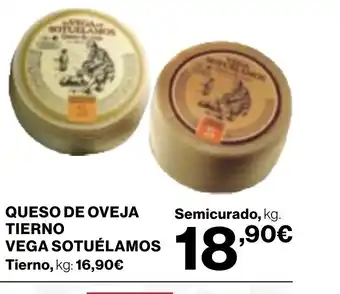 Supercor Queso de oveja tierno vega sotuélamos oferta