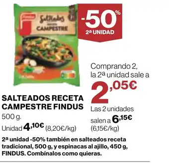 Supercor FINDUS Salteados receta campestre oferta