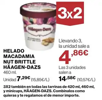 Supercor HÄAGEN-DAZS Helado macadamia nut brittle oferta