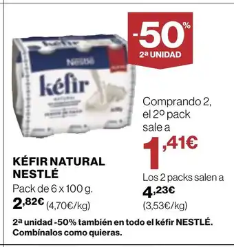 Supercor NESTLÉ Kéfir natural oferta