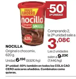 Supercor NOCILLA Original o chocomix oferta