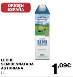 Supercor Leche semidesnatada asturiana oferta