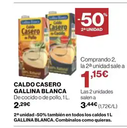 Supercor GALLINA BLANCA Caldo casero oferta