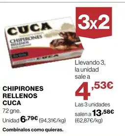 Supercor CUCA Chipirones rellenos oferta