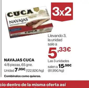 Supercor CUCA Navajas oferta