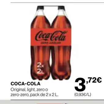 Supercor COCA-COLA Original, light, zero o zero-zero oferta