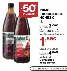 Supercor HOHES C Zumo enriquecido oferta