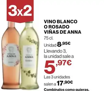 Supercor Vino blanco o rosado viñas de anna oferta