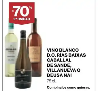 Supercor Vino blanco d.o. rías baixas caballal de sande, villanueva o deusa nai oferta