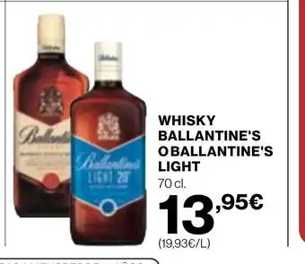 Supercor Whisky ballantine's o ballantine's oferta