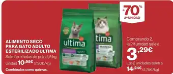 Supercor ULTIMA Alimento seco para gato adulto esterilizado oferta