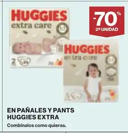 Supercor En pañales y pants huggies extra oferta