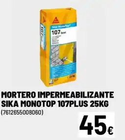 Brico Depôt Mortero impermeabilizante sika monotop 107plus oferta