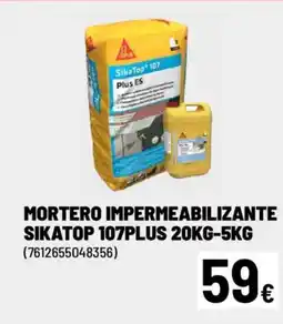 Brico Depôt Mortero impermeabilizante sikatop 107plus oferta