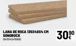 Brico Depôt Lana de roca 135x40x4 cm sonorock oferta