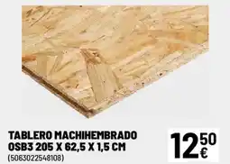 Brico Depôt Tablero machihembrado osb3 oferta