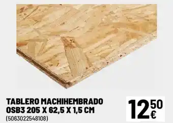 Brico Depôt Tablero machihembrado osb3 oferta