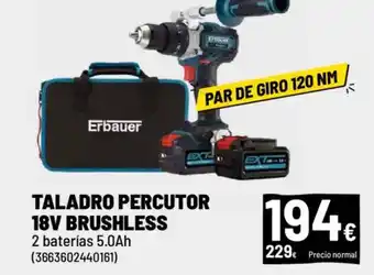 Brico Depôt ERBAUER Taladro percutor oferta