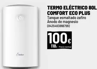 Brico Depôt Termo eléctrico 80l comfort eco plus oferta