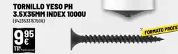 Brico Depôt Tornillo yeso ph 3.5x35mm index 1000u oferta