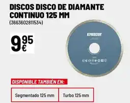 Brico Depôt Discos disco de diamante continuo 125 mm oferta