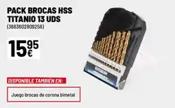 Brico Depôt Pack brocas hss titanio 13 uds oferta