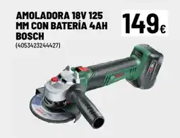 Brico Depôt BOSCH Amoladora 18v 125 mm con batería 4ah oferta