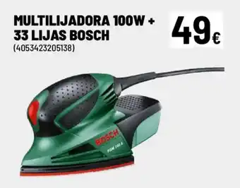 Brico Depôt BOSCH Multilijadora 100w + 33 lijas oferta