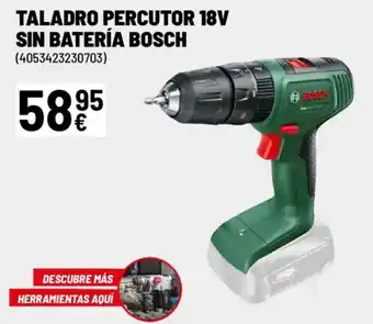 Brico Depôt BOSCH Taladro percutor 18v sin batería oferta