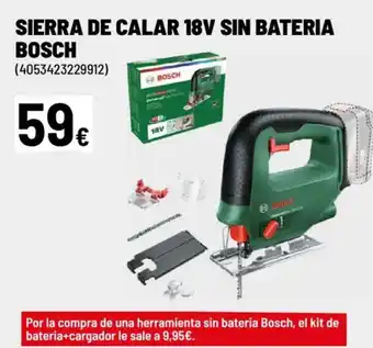 Brico Depôt BOSCH Sierra de calar 18v sin bateria oferta