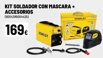 Brico Depôt STANLEY Kit soldador con mascara + accesorios oferta