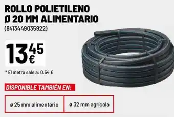 Brico Depôt Rollo polietileno ø 20 mm alimentario oferta