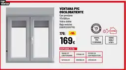 Brico Depôt Ventana pvc oscilobatiente oferta