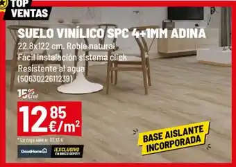 Brico Depôt Suelo vinílico spc 4+1mm adina oferta