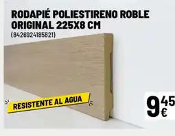 Brico Depôt Rodapié poliestireno roble original 225x8 cm oferta